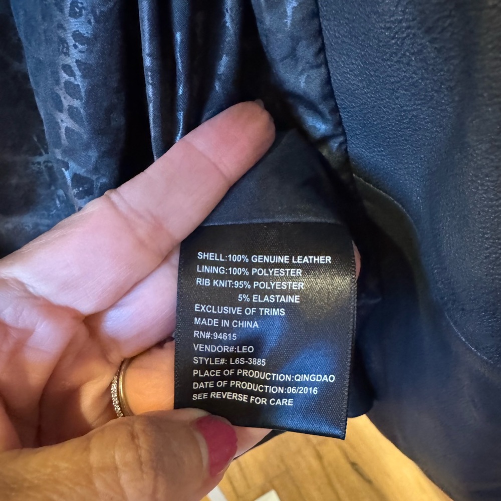 Sam Edelman Leather Jacket - Picture 10 of 10